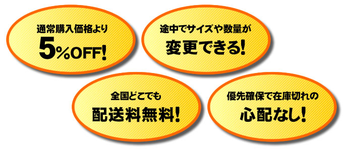お得で便利な定期購入サービス